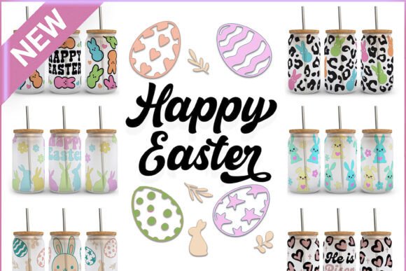 Download Easter Svg Bundle Libbey Glass Wrap - Premium Resources