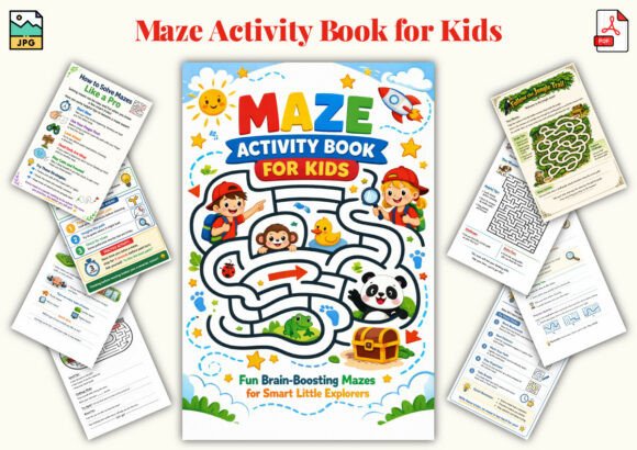 Download Maze Activity Book for Kids - Premium Bundle