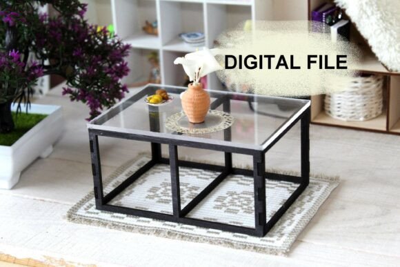 Download Miniature Modern Table Digital File Doll - Digital file Collection